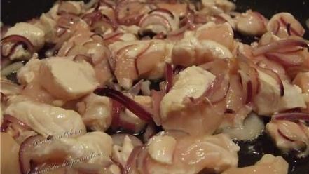 Рецепт спагетти с курицей и запеченными перцами