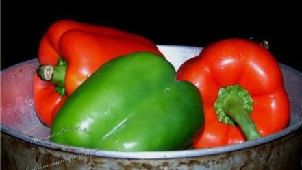 Рецепт спагетти с курицей и запеченными перцами