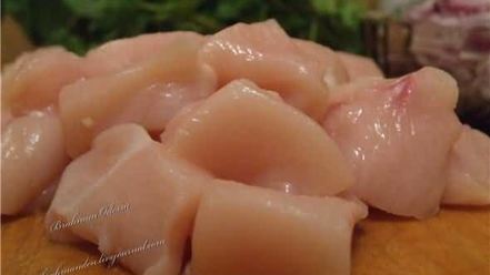 Рецепт спагетти с курицей и запеченными перцами