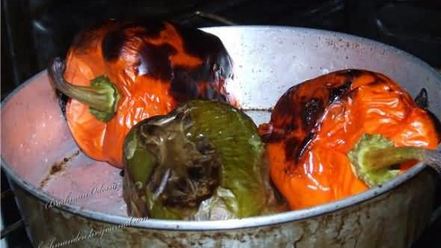 Рецепт спагетти с курицей и запеченными перцами