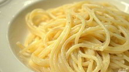 Рецепт спагетти с сыром