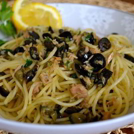 Рецепт Спагетти с тунцом