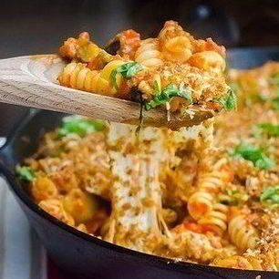 Рецепт Сырной пасты, запеченной в духовке