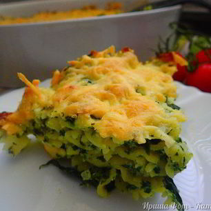 Рецепт Запеченой пасты со шпинатом и рикоттой