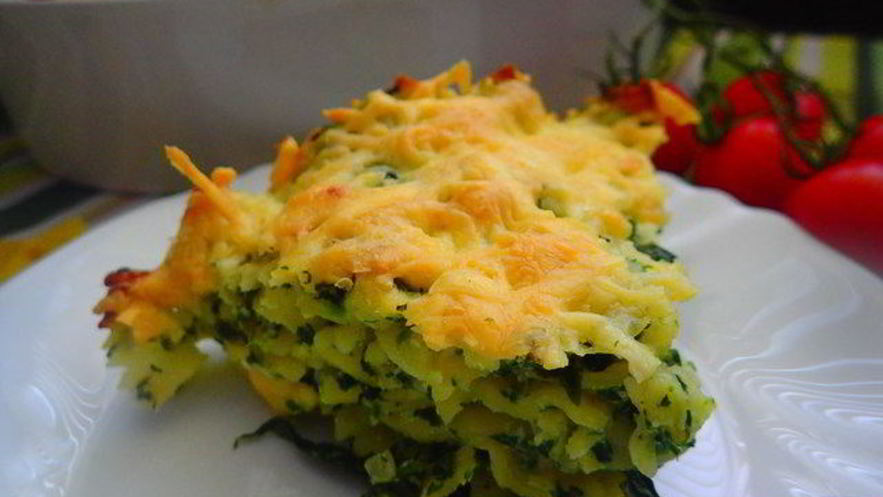 Рецепт запеченой пасты со шпинатом и рикоттой