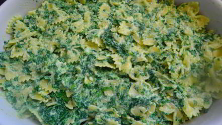 Рецепт запеченой пасты со шпинатом и рикоттой