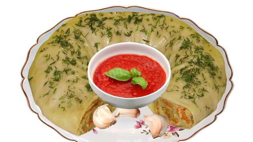 Рецепт ханума с курицей и овощами