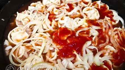 Рецепт мантов на сковороде