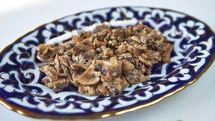 Рецепт мантов с грибами