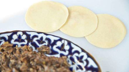 Рецепт мантов с грибами