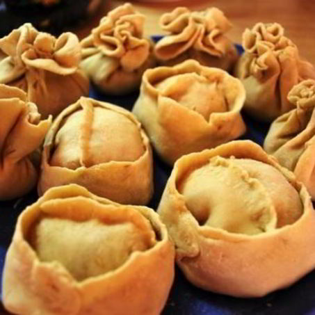 Рецепт Мантов с капустой