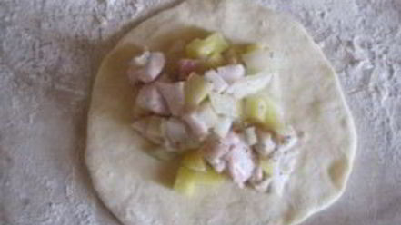 Рецепт мантов с картошкой и салом