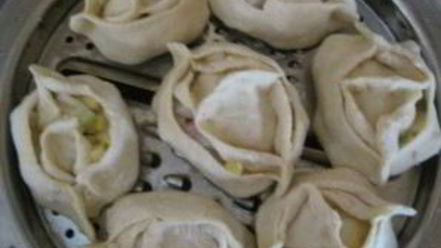 Рецепт мантов с картошкой и салом