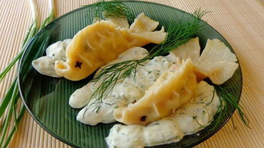 Рецепт мантов с лососем золотые рыбки