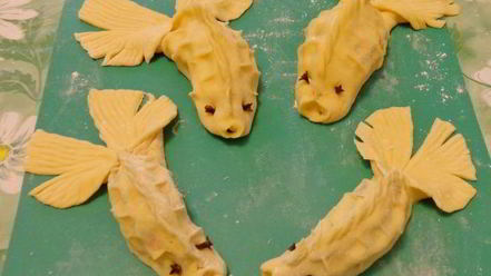 Рецепт мантов с лососем золотые рыбки