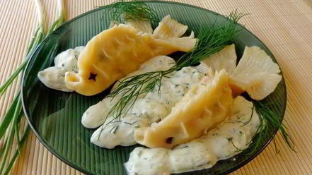 Рецепт мантов с лососем золотые рыбки