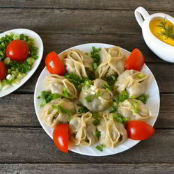 Рецепт Мантов с мясом и картошкой