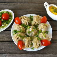 Рецепт Мантов с мясом и картошкой