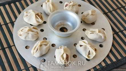 Рецепт мантов с мясом и картошкой