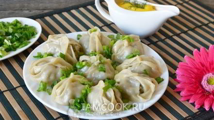 Рецепт мантов с мясом и картошкой