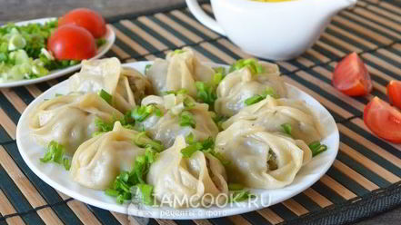 Рецепт мантов с мясом и картошкой