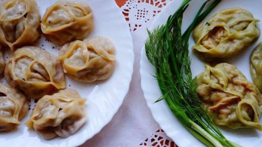 Рецепт мантов с мясом и с тыквой