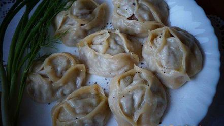 Рецепт мантов с мясом и с тыквой