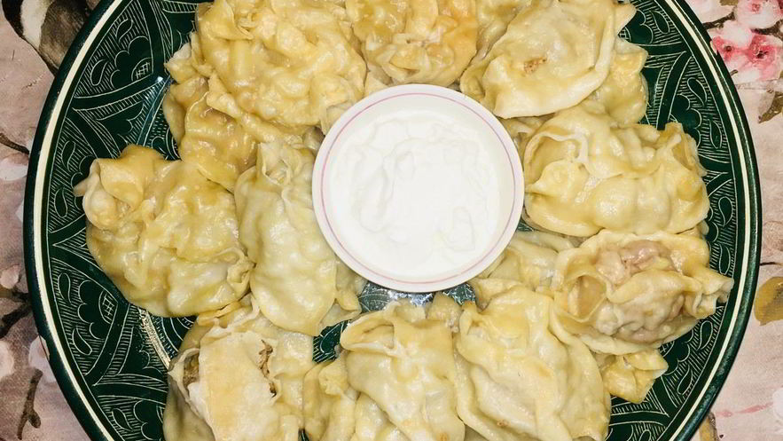 Рецепт мантов с мясом и тыквой