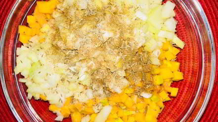 Рецепт мантов с мясом и тыквой