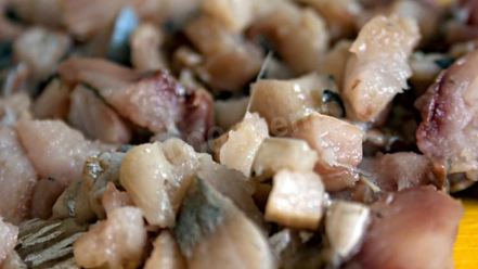 Рецепт мантов с рыбой и рисом