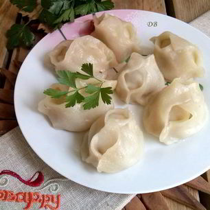 Рецепт Мантов с тыквой и мясом в мультиварке