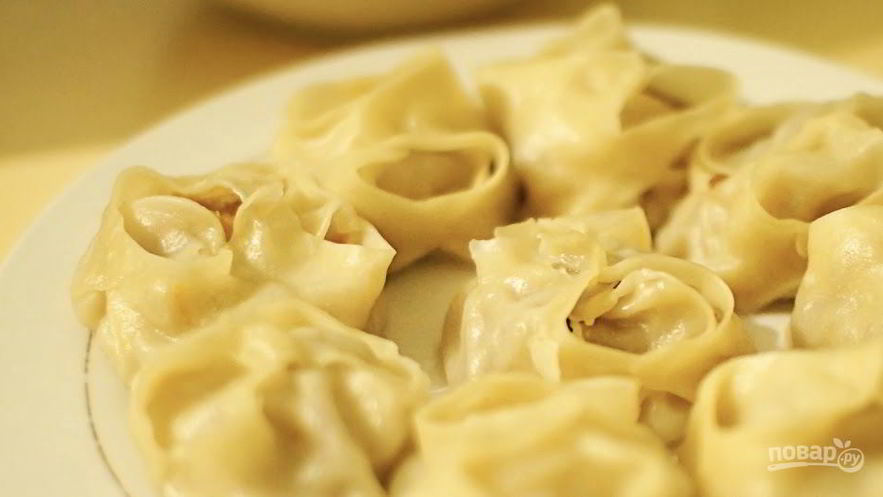 Рецепт мантов с тыквой по-казахски