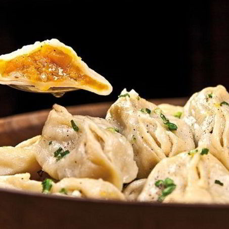 Рецепт Мантов с тыквой постные