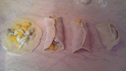 Рецепт мантов с тыквой