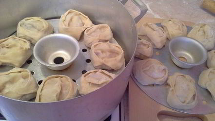 Рецепт мантов с тыквой