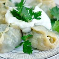 Рецепт Мантов со шпинатом