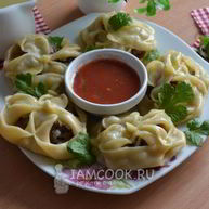 Рецепт Мантов в пароварке