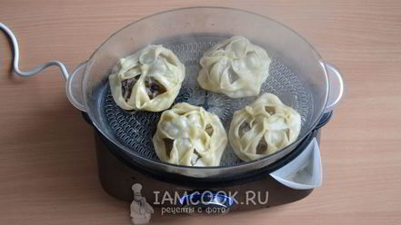 Рецепт мантов в пароварке