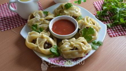 Рецепт мантов в пароварке