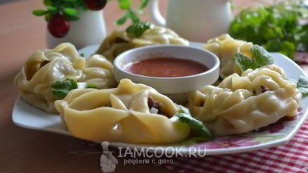 Рецепт мантов в пароварке