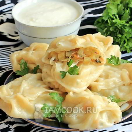 Рецепт Овощных мантов