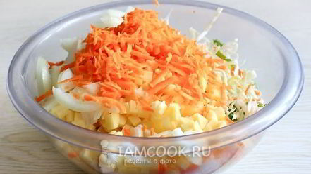 Рецепт овощных мантов