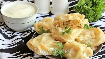 Рецепт овощных мантов