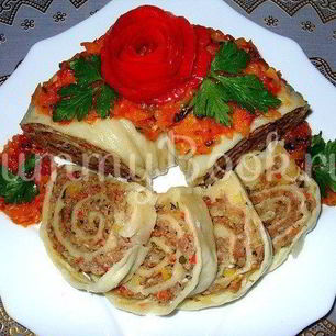 Рецепт Парового рулета Ханум