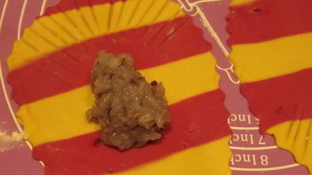 Рецепт постных мантов рыбки с кальмарами