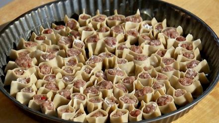 Рецепт тепси-мантысей