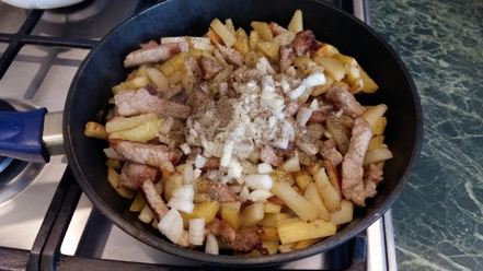 Рецепт картофеля по-французски на сковороде