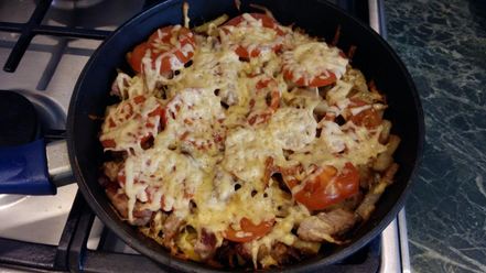 Рецепт картофеля по-французски на сковороде