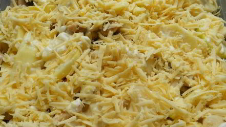 Рецепт картофеля по-французски с яблоком и грибами