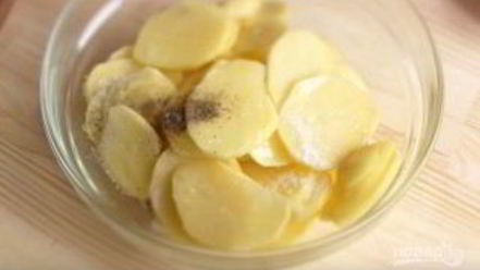 Рецепт картофеля с мясом по-французски